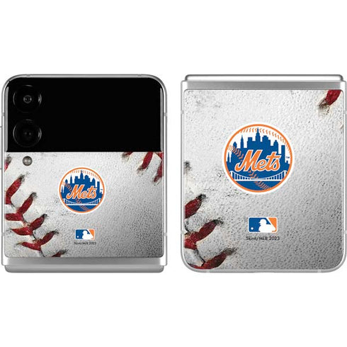 MLB New York Mets Game Ball Galaxy Z Flip4 5G Skin